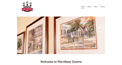 Desktop Screenshot of olneytavern.com