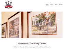 Tablet Screenshot of olneytavern.com